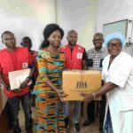 Une donation de la Croix-Rouge Centrafricaine en kits dans 2 hôpitaux de Bangui
